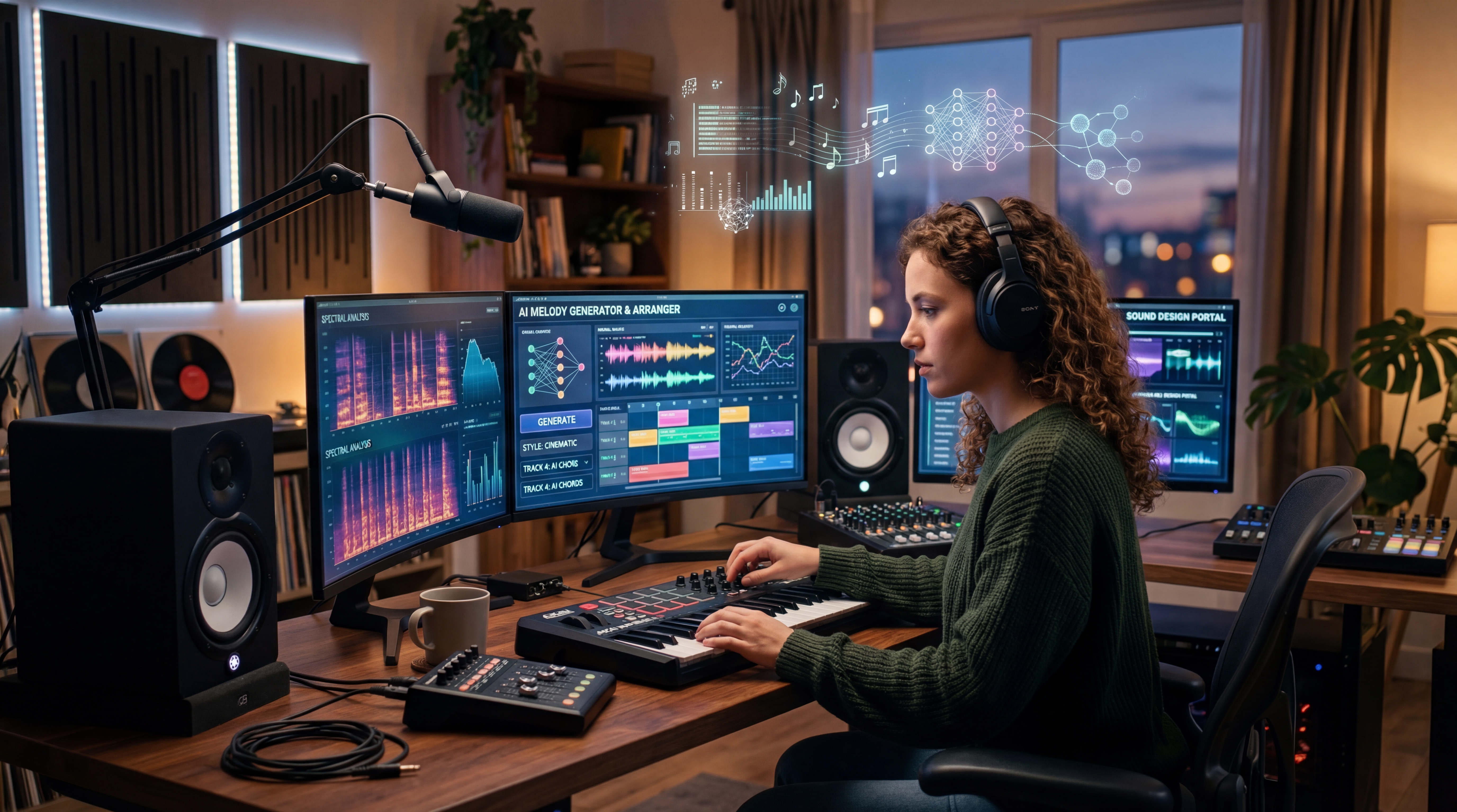 AI Music Production Studio